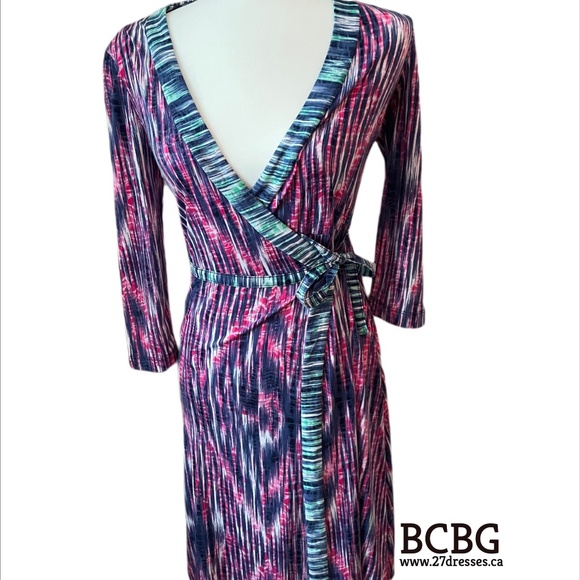 BCBG-Wrap Dress - Picture 1 of 5